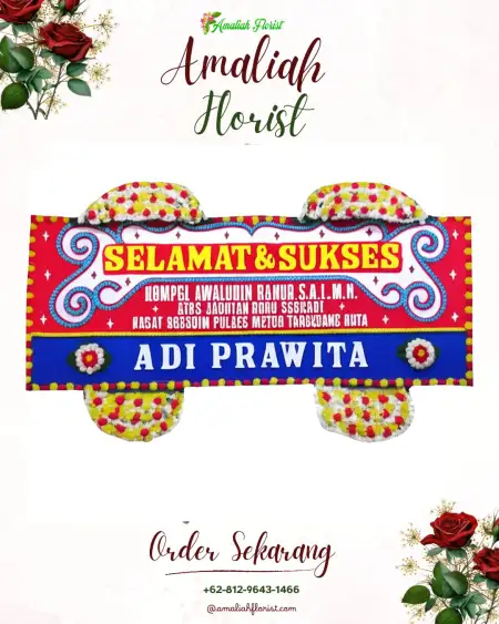 Papan Bunga Ucapan Selamat Tukadmungga