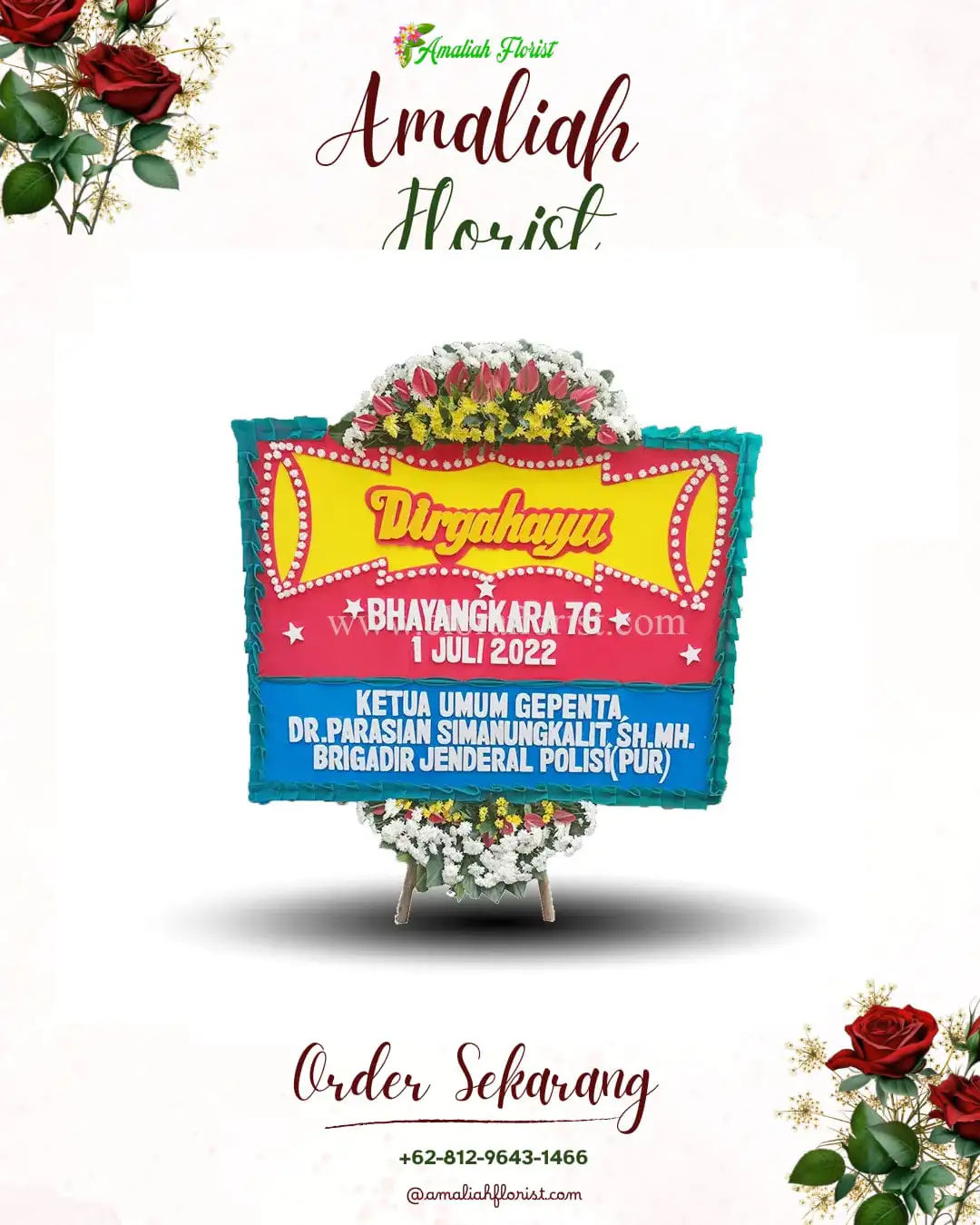 Papan Bunga HUT Ulang Tahun Tukadmungga